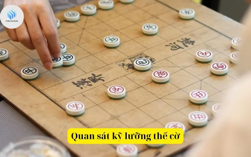 Quan sát kỹ lưỡng thế cờ